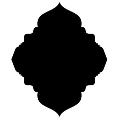 Islamic Label Emblem Shape Glyph Pictogram symbol visual illustration