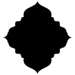 Islamic Label Emblem Shape Glyph Pictogram symbol visual illustration