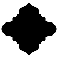 Islamic Label Emblem Shape Glyph Pictogram symbol visual illustration