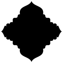 Islamic Label Emblem Shape Glyph Pictogram symbol visual illustration