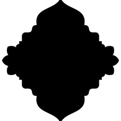 Islamic Label Emblem Shape Glyph Pictogram symbol visual illustration