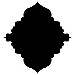 Islamic Label Emblem Shape Glyph Pictogram symbol visual illustration