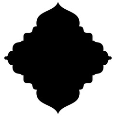 Islamic Label Emblem Shape Glyph Pictogram symbol visual illustration