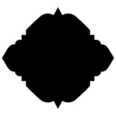 Islamic Label Emblem Shape Glyph Pictogram symbol visual illustration