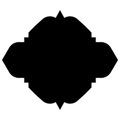 Islamic Label Emblem Shape Glyph Pictogram symbol visual illustration