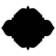 Islamic Label Emblem Shape Glyph Pictogram symbol visual illustration