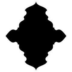 Islamic Label Emblem Shape Glyph Pictogram symbol visual illustration