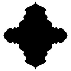 Islamic Label Emblem Shape Glyph Pictogram symbol visual illustration