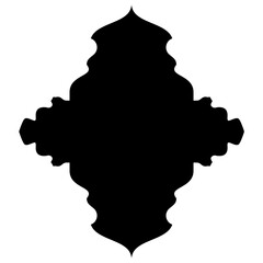 Islamic Label Emblem Shape Glyph Pictogram symbol visual illustration