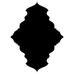 Islamic Label Emblem Shape Glyph Pictogram symbol visual illustration