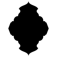 Islamic Label Emblem Shape Glyph Pictogram symbol visual illustration