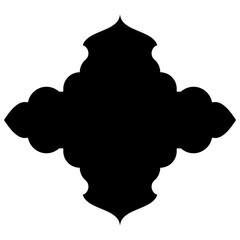 Islamic Label Emblem Shape Glyph Pictogram symbol visual illustration