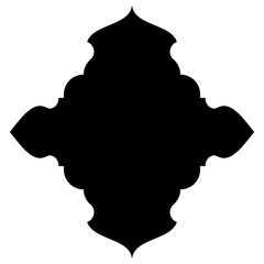 Islamic Label Emblem Shape Glyph Pictogram symbol visual illustration