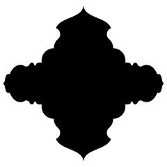 Islamic Label Emblem Shape Glyph Pictogram symbol visual illustration