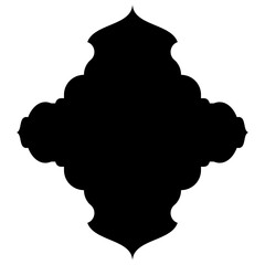 Islamic Label Emblem Shape Glyph Pictogram symbol visual illustration