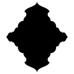 Islamic Label Emblem Shape Glyph Pictogram symbol visual illustration