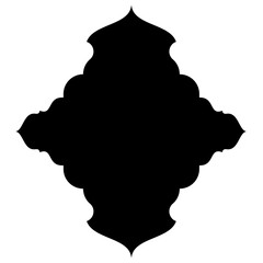 Islamic Label Emblem Shape Glyph Pictogram symbol visual illustration