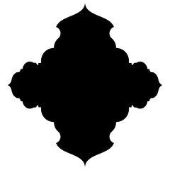 Islamic Label Emblem Shape Glyph Pictogram symbol visual illustration