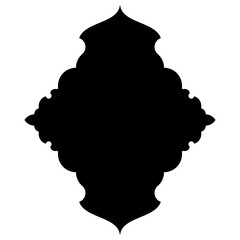 Islamic Label Emblem Shape Glyph Pictogram symbol visual illustration