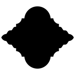 Islamic Label Emblem Shape Glyph Pictogram symbol visual illustration
