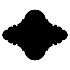 Islamic Label Emblem Shape Glyph Pictogram symbol visual illustration