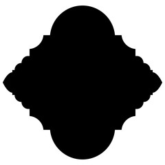 Islamic Label Emblem Shape Glyph Pictogram symbol visual illustration
