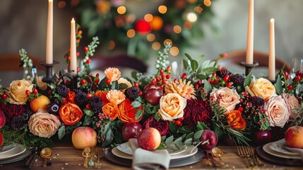 Seasonal Decor Festive Centerpiece: Photos featuring festive centerpieces for seasonal decor