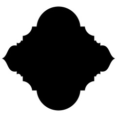 Islamic Label Emblem Shape Glyph Pictogram symbol visual illustration