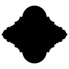 Islamic Label Emblem Shape Glyph Pictogram symbol visual illustration