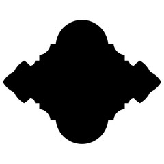 Islamic Label Emblem Shape Glyph Pictogram symbol visual illustration Exquisite Label Emblem Shapes: Turkish, Iranian & Arabic Traditional Glyphs for Ramadan & Eid Banners