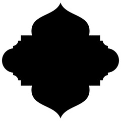 Islamic Label Emblem Shape Glyph Pictogram symbol visual illustration