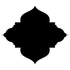 Islamic Label Emblem Shape Glyph Pictogram symbol visual illustration