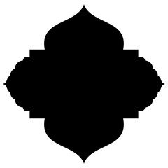 Islamic Label Emblem Shape Glyph Pictogram symbol visual illustration