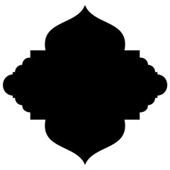 Islamic Label Emblem Shape Glyph Pictogram symbol visual illustration