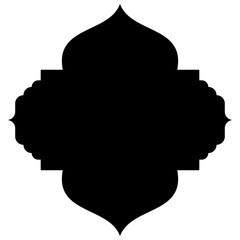 Islamic Label Emblem Shape Glyph Pictogram symbol visual illustration