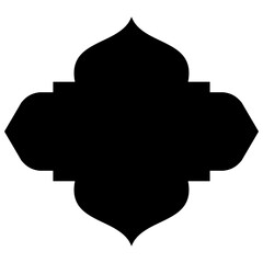Islamic Label Emblem Shape Glyph Pictogram symbol visual illustration