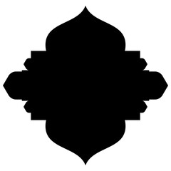 Islamic Label Emblem Shape Glyph Pictogram symbol visual illustration