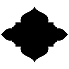 Islamic Label Emblem Shape Glyph Pictogram symbol visual illustration Timeless Pictogram Symbols: Traditional Turkish, Iranian, and Arabic Design for Ramadan & Eid Emblems