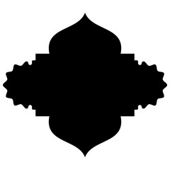 Islamic Label Emblem Shape Glyph Pictogram symbol visual illustration Timeless Pictogram Symbols: Traditional Turkish, Iranian, and Arabic Design for Ramadan & Eid Emblems