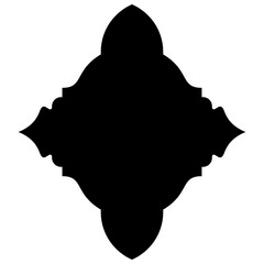 Islamic Label Emblem Shape Glyph Pictogram symbol visual illustration