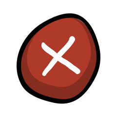 Obraz premium Reject - Hand Drawn Doodle Icon