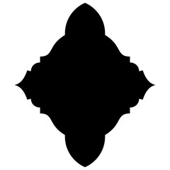 Islamic Label Emblem Shape Glyph Pictogram symbol visual illustration