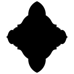 Islamic Label Emblem Shape Glyph Pictogram symbol visual illustration