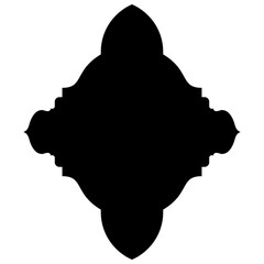Islamic Label Emblem Shape Glyph Pictogram symbol visual illustration