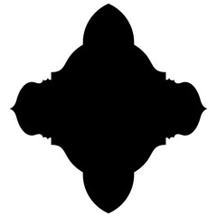 Islamic Label Emblem Shape Glyph Pictogram symbol visual illustration