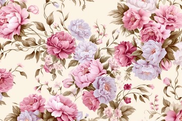 Flower and plant pattern flower backgrounds.