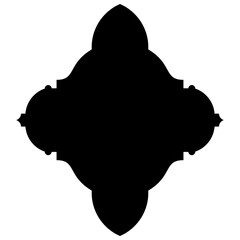 Islamic Label Emblem Shape Glyph Pictogram symbol visual illustration