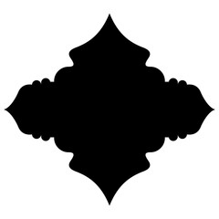 Islamic Label Emblem Shape Glyph Pictogram symbol visual illustration