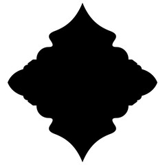 Islamic Label Emblem Shape Glyph Pictogram symbol visual illustration