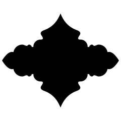 Islamic Label Emblem Shape Glyph Pictogram symbol visual illustration